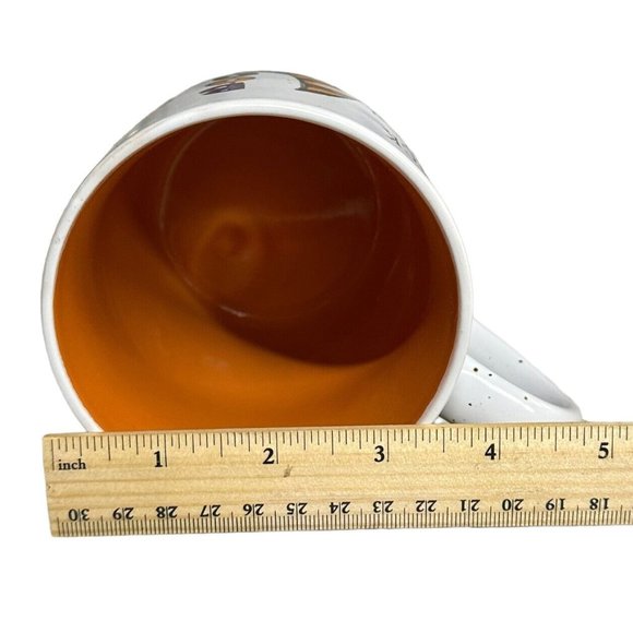 Cobwebs & Cauldrons TRICK OR TREAT Bearded GNOME & PUMPKIN 16 oz Coffee Mug - Picture 8 of 8